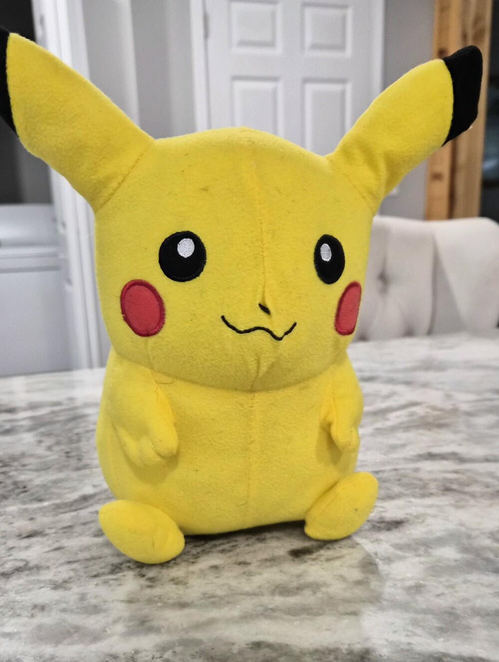 Pikachu Yellow Plush Toy - Soft Kids Stuffed Animal